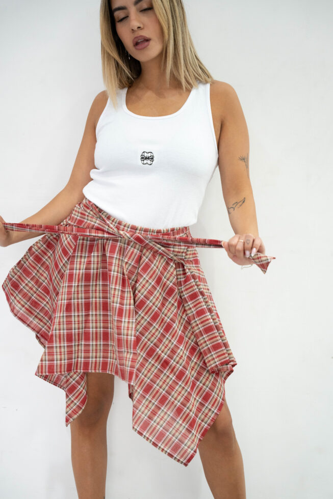 גופיה בד ריב צבע לבן (3)