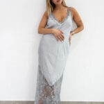 שמלה מקסי תכלת אפור (2) שמלה מקסי תכלת אפור (2)